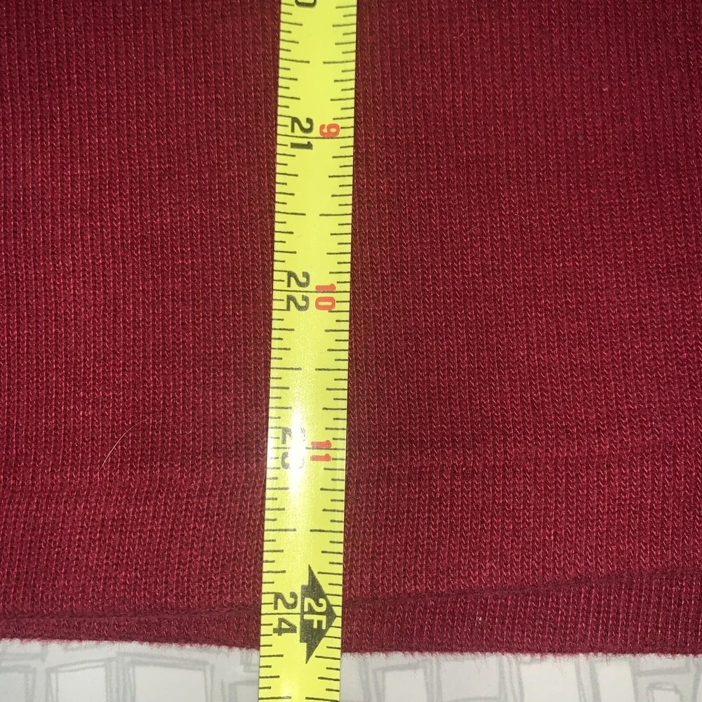 Vintage Polo Ralph Lauren 1/4 Zip‎ Sweater Sweatshirt Mens Size Large Red Heavy